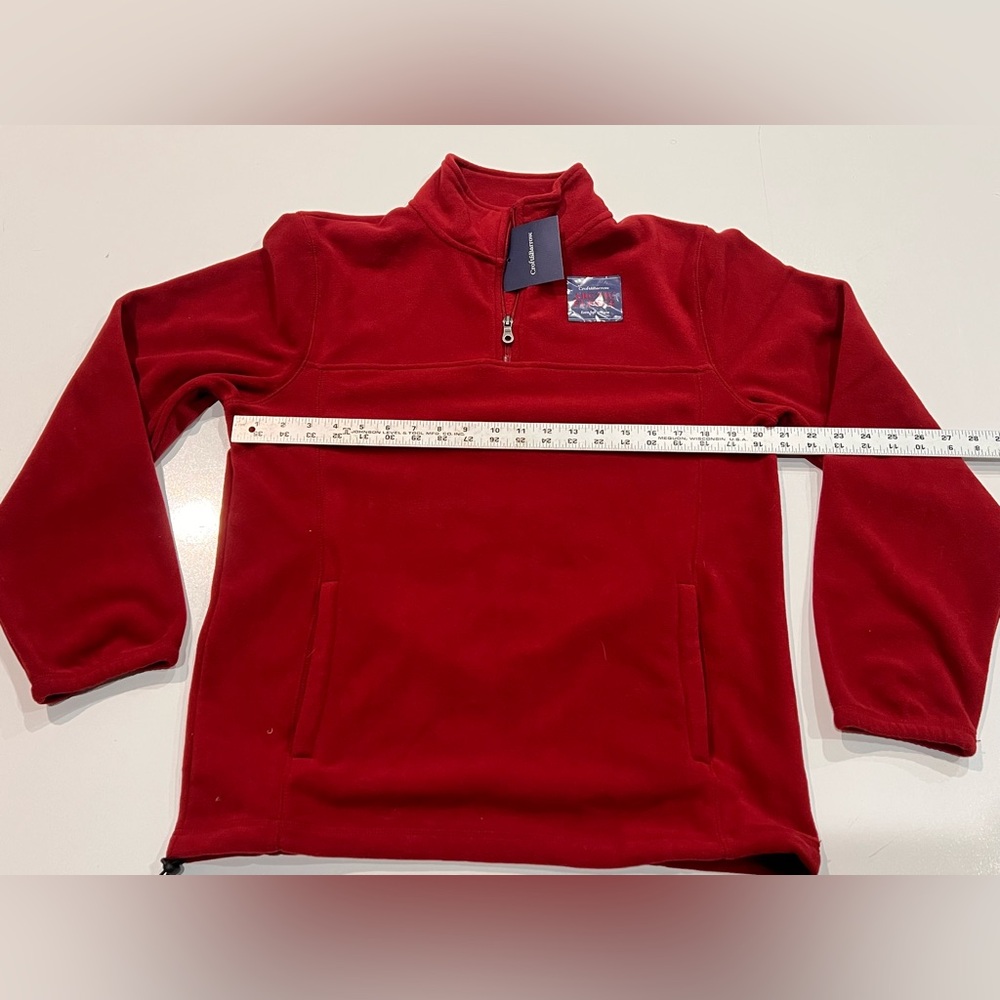 Croft & Barrow Vibrant Red‎ Fleece Pullover